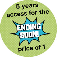 Get 5 years access for the price of 1 - Ending Soon